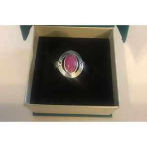 New~Oval Mulberry Quartzite Ring Sz 9 by Jewelry Designer Samantha Wills